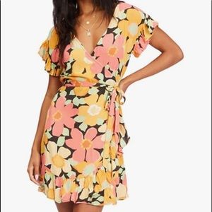 Billabong wrap dress